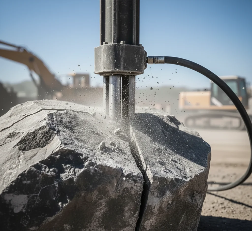 Divisor Hidráulico de Roca